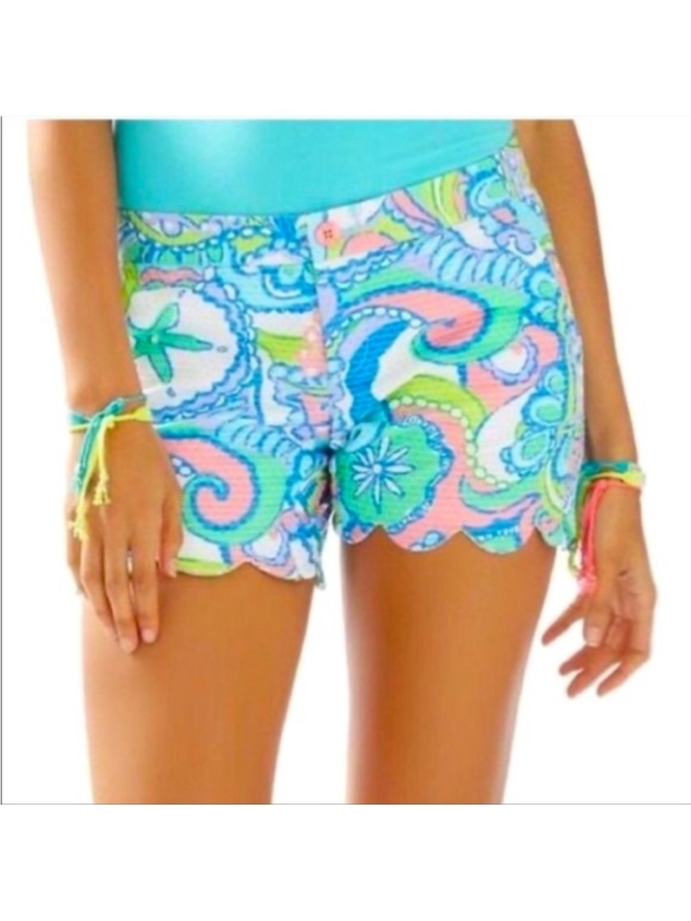 Lilly Pulitzer The Buttercup Short 10 Conch Republic Sand dollar Fish
